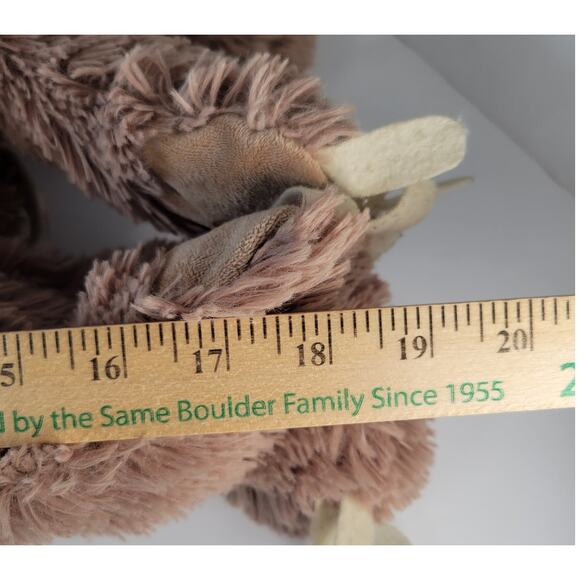 Sloth Plush Stuffed Animal 19" Brown Long Arms 2018 Made Toys Soft Toy Stuffy - Picture 9 of 16